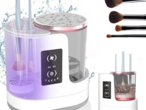Electric Makeup Brush Cleaner Rechargeable Makeup Brushes Cleaning Tool Automatic Makeup Brush Cleaning Stand Device
