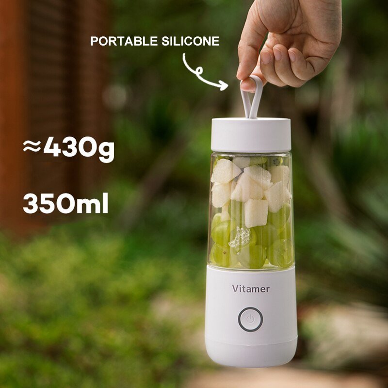 13e499c3-483a-4c8d-9c56-8a93ac1ef745.jpg 350ml Portable Blender Juicer Electric USB Rechargeable Mixer Smoothie Slushy Cup Juice Blender Bottle USB Charging Kitchen Gadgets - Image 10