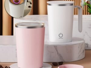 Kitchen Electric Mixing Cup Stirring Coffee Cup Automatic Mixing Mugs Cup Lazy Rotating Magnetic Water Cup
