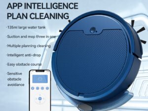 Intelligent Sweeping Robot Large Water Tank Mobile App Remote Control Planning And Cleaning Line Low Noise 2000 Pa Large Suction