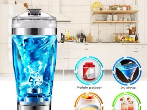 Electric Protein Shake Stirrer USB Shake Bottle Milk Coffee Blender Kettle Sports And Fitness Charging Electric Shaker Cup