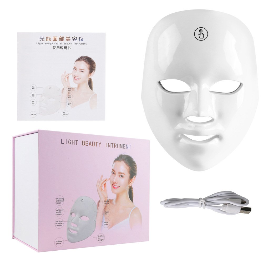 6fc47bf8-3291-4a38-92f3-c1831381b974.jpg Touch Screen Seven-color Light Mask LED Photon Skin Rejuvenation - Image 4