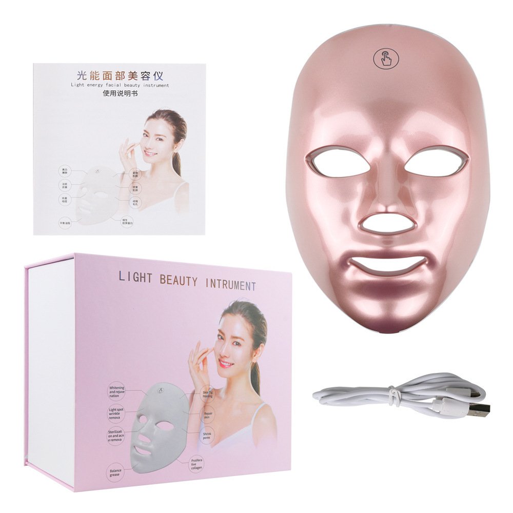 916e4af8-57c0-4db8-9832-e6da1a363338.jpg Touch Screen Seven-color Light Mask LED Photon Skin Rejuvenation - Image 2