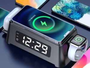 Private Mode Smart Alarm Clock All-in-one Wireless Charger
