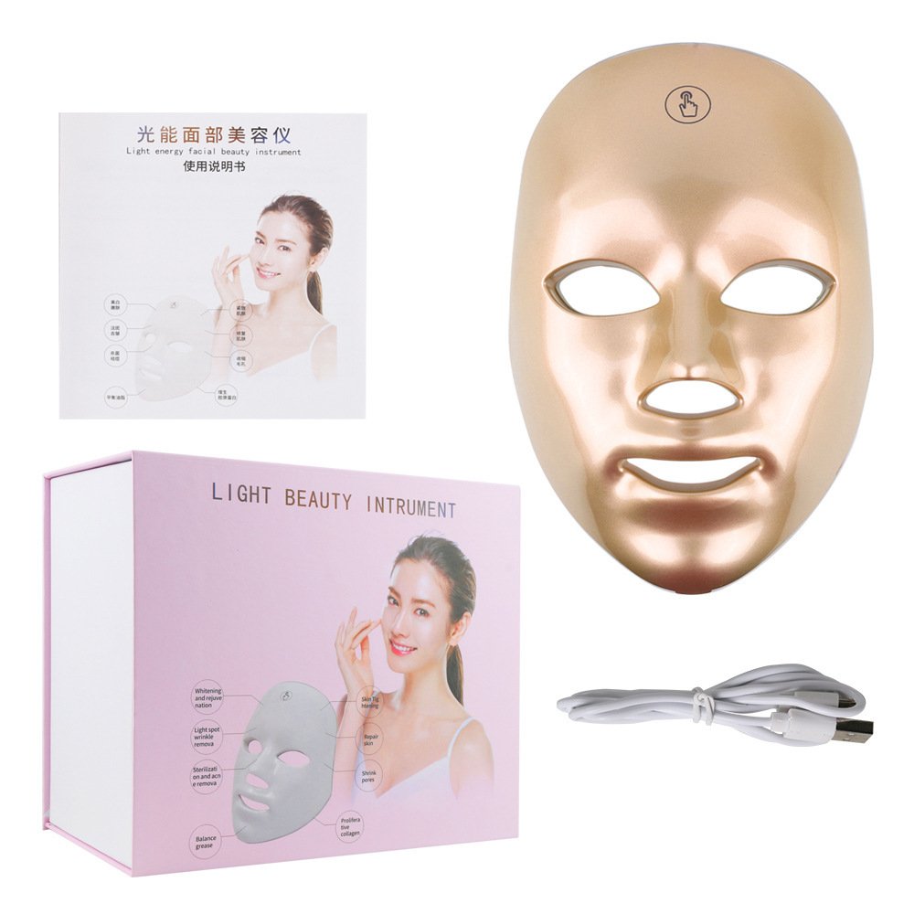 9fd07ae2-ec18-4657-8874-633f38dab6d8.jpg Touch Screen Seven-color Light Mask LED Photon Skin Rejuvenation - Image 3
