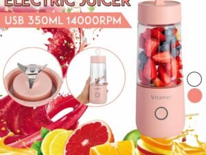 350ml Portable Blender Juicer Electric USB Rechargeable Mixer Smoothie Slushy Cup Juice Blender Bottle USB Charging Kitchen Gadgets