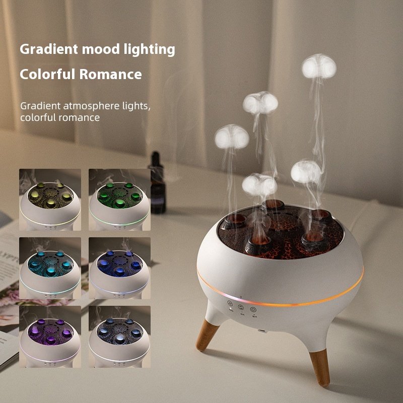 c752b80c-0f7b-4cbc-9925-23c179a2acf7_trans.jpeg Household Intelligent Jellyfish Ultrasonic Air Humidifier Ultrasonic Porous Atomization Timing Remote Control Humidifier Aroma Diffuser - Image 7