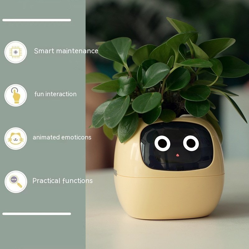 f1e022d7-7578-4221-99a6-91791fd86fb1.jpg Smart Planter Endless Fun Over 49 Rich Expressions 7 Smart Sensors And AI Chips Make Raising Plants Easy And Fun - Image 3