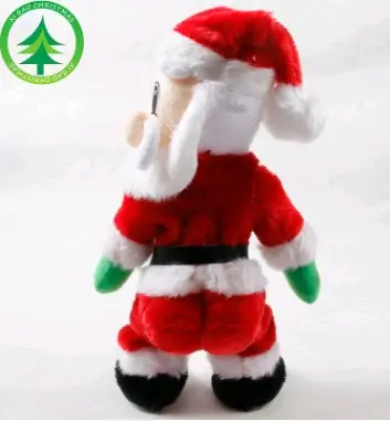 1363684078962.jpg Christmas Decorations Electric Santa Toys Creative Twist Music Santa Claus Dolls - Image 5