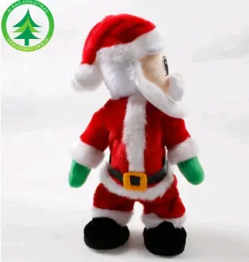 1458858325617.jpg Christmas Decorations Electric Santa Toys Creative Twist Music Santa Claus Dolls - Image 2