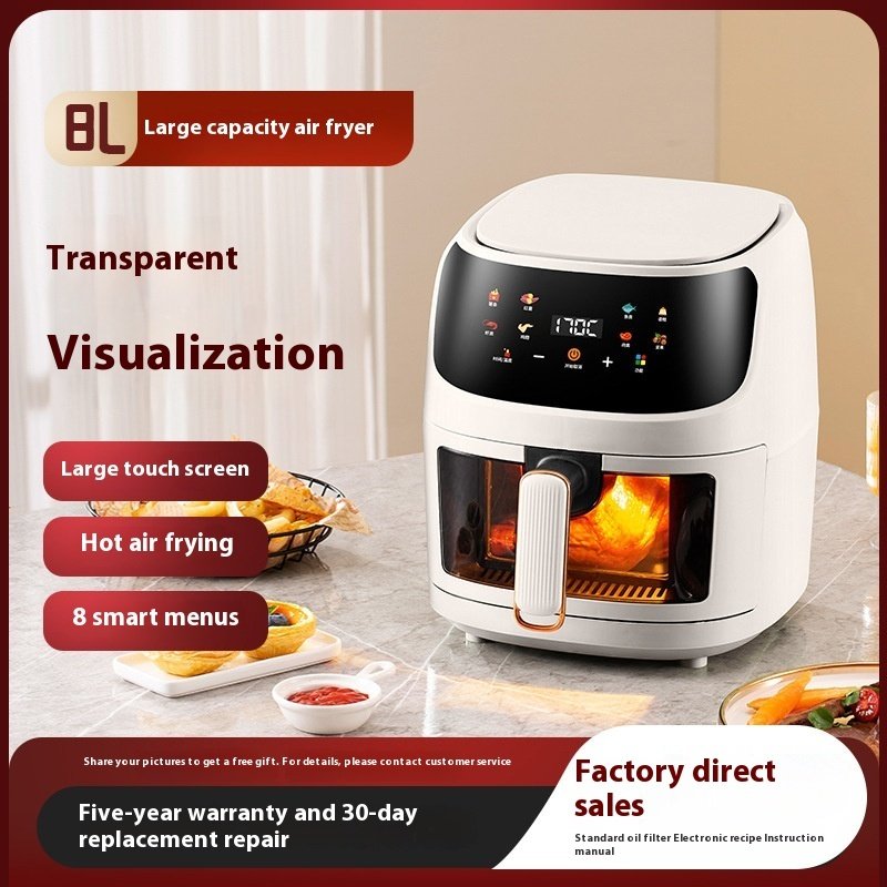 a32741da-d029-4a6b-b9ad-a059598b5502_trans.jpeg Home Visual Touch Screen Large Capacity Air Fryer - Image 3